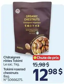 Walmart Tokimi roasted chestnuts offer