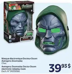 Walmart Avengers: Doomsday Doctor Doom electronic roleplay mask offer