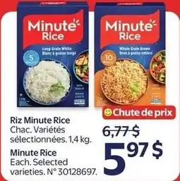 Walmart Minute Rice Each Selected varieties offer