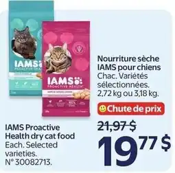 Walmart Iams proactive health dry cat food offer