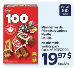 Walmart Nestlé mini variety pack offer