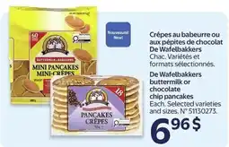 Walmart De Wafelbakkers buttermilk or chocolate chip pancakes offer