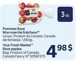 Walmart Your Fresh Market Rave apples offer