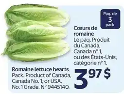 Walmart Romaine lettuce hearts offer