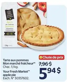 Walmart Your Fresh Market apple pie offer