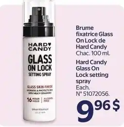 Walmart Hard Candy Glass On Lock setting spray offer