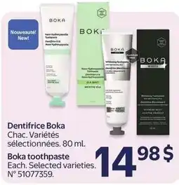 Walmart Boka toothpaste offer