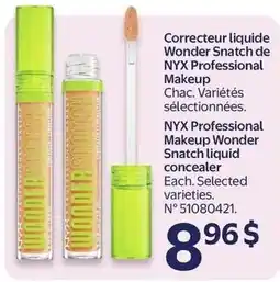 Walmart NyX professional makeup wonder snatch liquid concealer offer