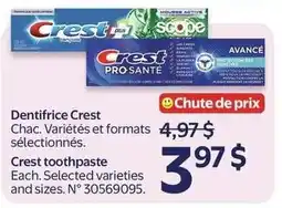 Walmart Crest toothpaste offer