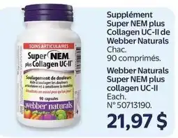 Walmart Webber naturals super nem plus collagen uc-ii offer