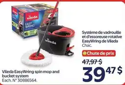 Walmart Vileda EasyWring spin mop and bucket system offer
