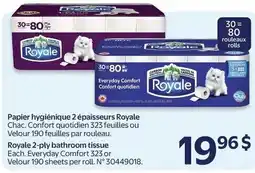 Walmart Royale 2-ply bathroom tissue offer