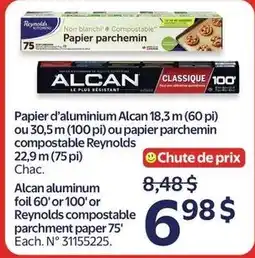 Walmart Alcan aluminum foil offer