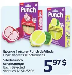 Walmart Vileda Punch scrub sponge offer