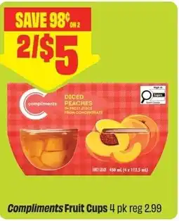 FreshCo Compliments Fruit Cups offer