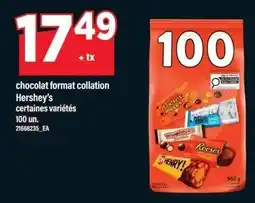 Maxi Hershey's chocolat format collation certaines variétés offer