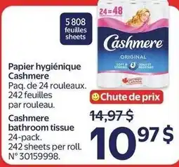 Walmart Cashmere bathroom tissue offer