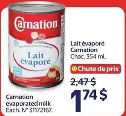 Walmart Carnation evaporated milk offer