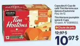 Walmart Tim Hortons pumpkin spice K-Cups offer