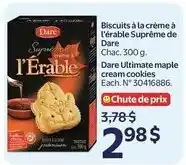 Walmart Dare ultimate maple cream cookies offer