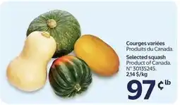 Walmart Selected squash offer