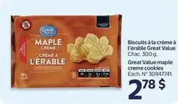 Walmart Great Value maple creme cookies offer