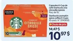 Walmart Starbucks citrouille épicee offer