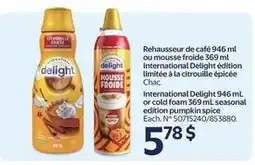 Walmart International Delight coffee creamer offer