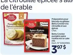Walmart Betty Crocker pumpkin spice cookie mix or cake mix offer