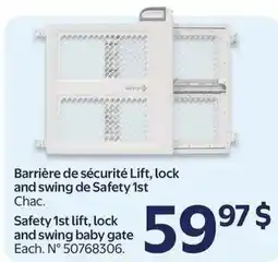 Walmart Safety 1st lift, lock and swing baby gate offer