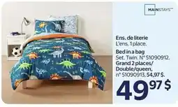 Walmart Mainstays bed in a bag offer