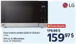 Walmart LG microwave offer