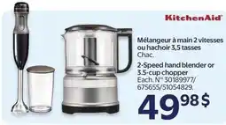 Walmart KitchenAid 2-speed hand blender or 3.5-cup chopper offer