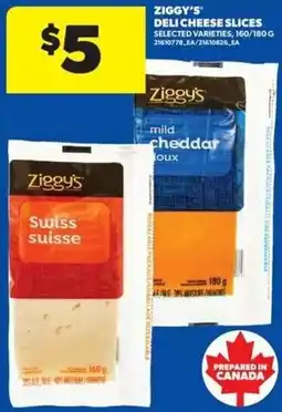 Real Canadian Superstore Ziggy's deli cheese slices offer