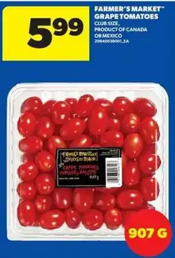 Real Canadian Superstore Farmer's Market grape tomatoes offer
