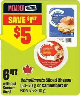 FreshCo Compliments sliced cheese offer