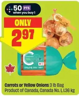 FreshCo Carrots or Yellow Onions offer
