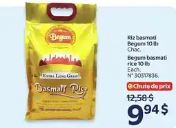 Walmart Begum basmati rice offer