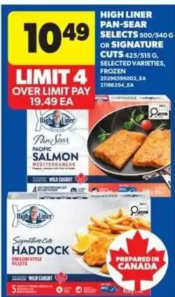 Real Canadian Superstore High Liner Pan-Seared Salmon offer