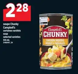 Maxi Campbell's chunky chicken noodle offer