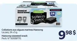 Walmart Haesong seaweed snack offer
