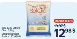Walmart Sakura sushi rice offer