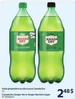 Walmart Canada Dry ginger ale or ginger ale zero sugar offer