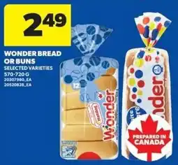 Real Canadian Superstore Wonder bread or buns offer