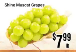 Nations Fresh Foods Shine Muscat Grapes offer