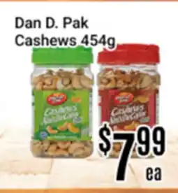 Nations Fresh Foods Dan D. Pak Cashews offer