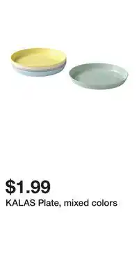 IKEA KALAS Plate, mixed colors offer