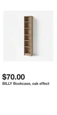IKEA BILLY Bookcase, oak effect offer