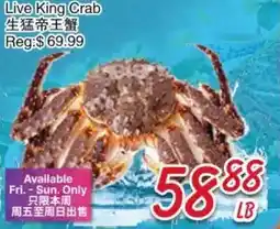 Foody Mart Live King Crab offer