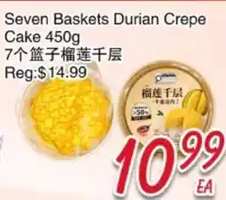 Foody Mart Seven Baskets Durian Crepe Cake offer